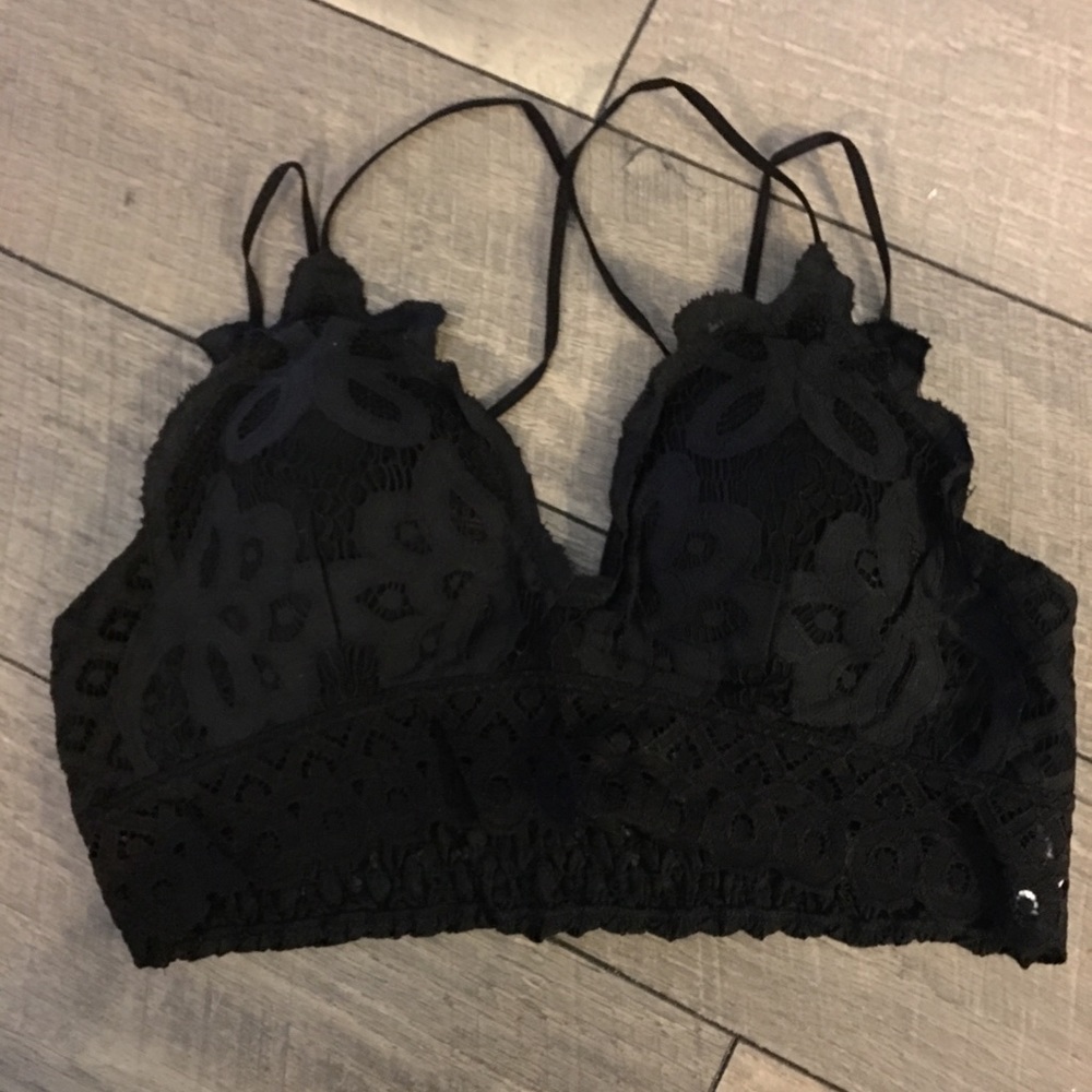 NWT Plus Black Padded Bra
